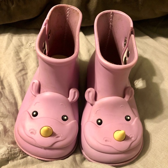 mini melissa rhino rain boots